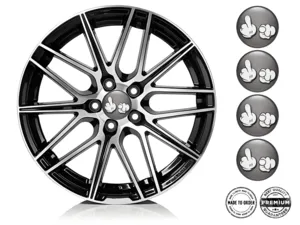 Custom dome stickers Premium Style Racing Emblems